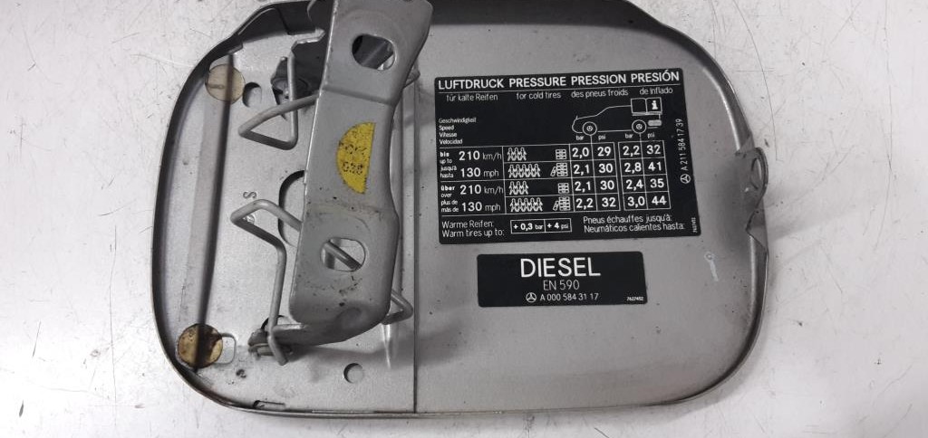 Mercedes S211 E-Klasse Tankklappe Tankdeckel CUBANITSILBER